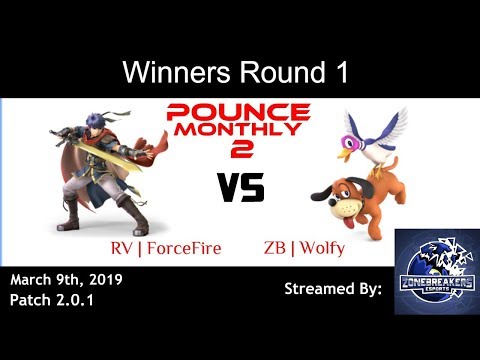Pounce Monthly #2 - ZB|Wolfy (Duck Hunt) vs RV|ForceFire (Ike) - Winners Round 2