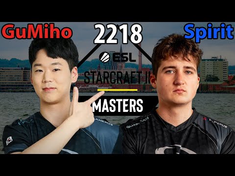 🇰🇷 GuMiho (T) vs 🇵🇱 Spirit (T) - Knockout - Masters Summer 2023 - StarCraft 2 - Cast 2218