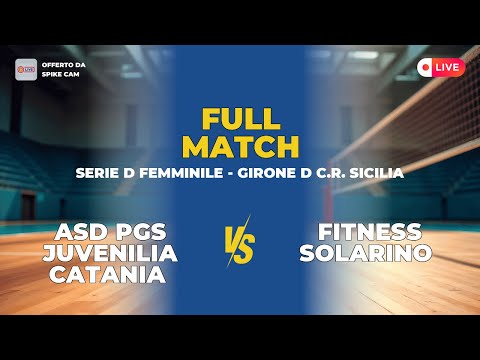 ASD PGS JUVENILIA CATANIA vs FITNESS SOLARINO | SERIE D FEMMINILE - Girone D C.R. SICILIA