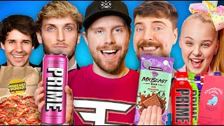 Rating YouTuber Products.. (MrBeast, Logan Paul, Airrack & MORE)