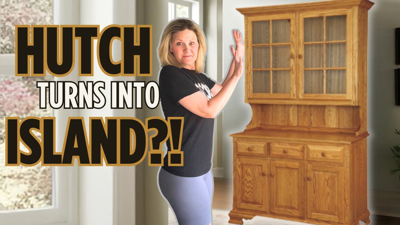 $50 Thrift Flip Into $1000 Kitchen Island | DIY Kitchen island | DIY island table | Kitchen Makeover