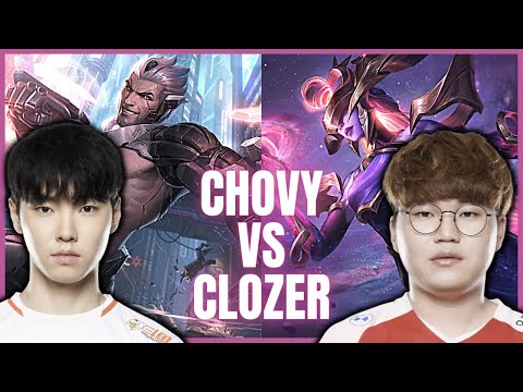 HLE CHOVY SYLAS VS T1 CLOZER LISSANDRA MID | KR PATCH 11.18