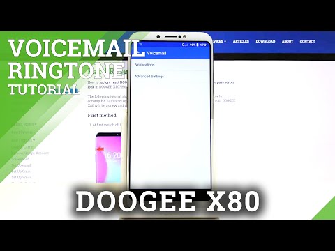 How to Change Voicemail Notification Sounds on DOOGEE X80 - Voicemail Notification Sounds