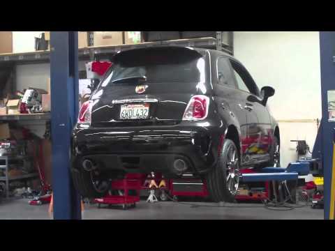 Fiat 500 Abarth Exhaust by Road Race Motorsports