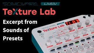 Video thumbnail for LIVEN Texture Lab | Granular Synthesizer/Effector (Official PV) by SONICWARE