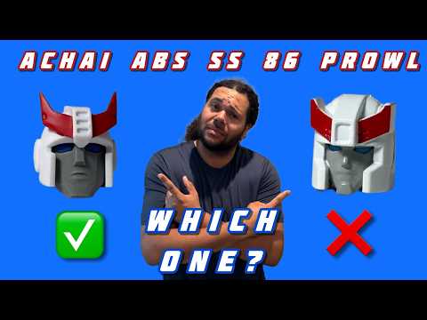 ACHAI ABS Studio Studio Series Transformers Prowl Head upgrade Kit! Now PROWL is Perfect!