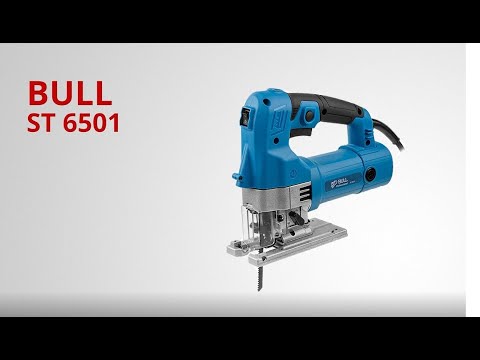 фото лобзик электрический bull (бул) st 6501 600 вт, 500-3000 ходля мин, до 110 мм. кабель 4 м, подсветка 0