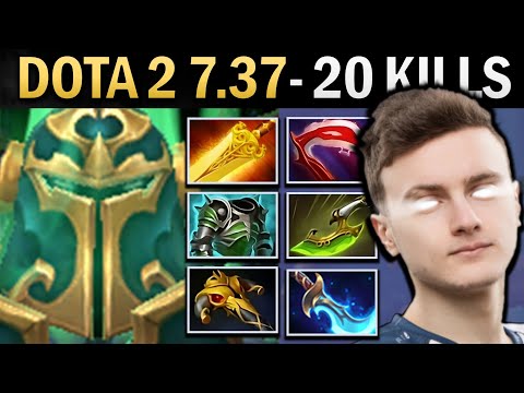 Wraith King Gameplay Miracle with 20 Kills and Deso - Dota 7.37