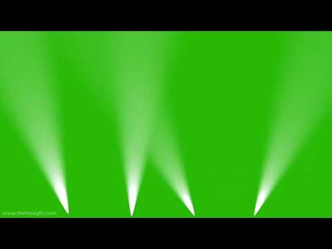 spot lights green screen video