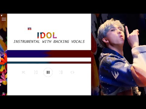 BTS - Idol (Instrumental with backing vocals) |Lyrics|