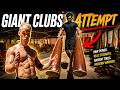Swinging GIANT Clubs In Varanasi