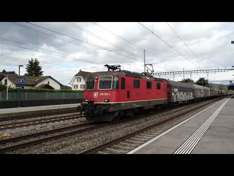 Rupperswil, Switzerland mainline Trainspotting