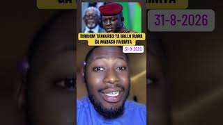 Ibrahim tarauore ya ballo ruwa #geopolitics #hausanews