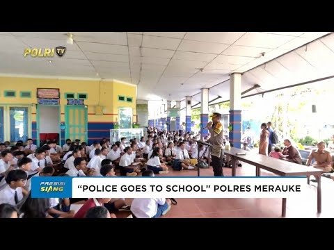 POLRES MERAUKE GELAR POLICE GOES TO SCHOOL