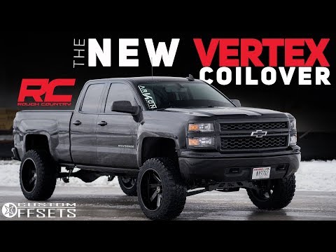 Lifts & Levels: 7” Rough Country Vertex Coilover System 2015 Silverado 1500