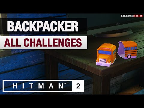 HITMAN 2 Santa Fortuna - "Backpacker" Mission Story with Challenges