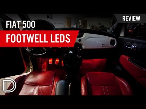 Fiat 500 Footwell LED Kit from Diode Dynamics