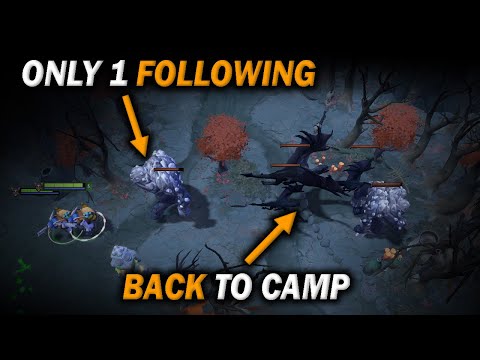 99% DOTA PLAYER DON'T KNOW THIS! TIPS TO MAKE NEUTRAL CREEPS BACK TO THE CAMP