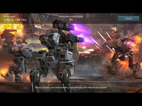 War Robots test bots - Invader, Ryker, Blitz, Mender, Wayland