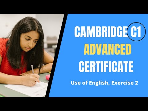 ☕️ Cambridge English Advanced Exam C1 Lesson! Use of English, Exercise 2 (Open Cloze).