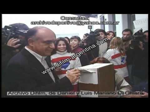 DIFILM Carlos Ruckauf habla sobre las elecciones (1996)