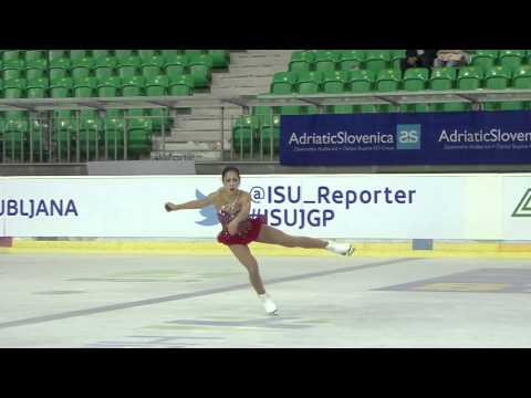 ISU 2014 Grand Prix- Ljubljana Ladies Free Skate Leah KEISER USA