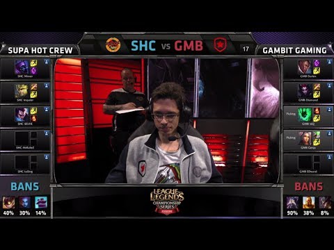 SUPA HOT CREW vs Gambit Gaming | S4 EU LCS Summer 2014 Week 6 Day 1 | SHC vs GMB W6D1 G3