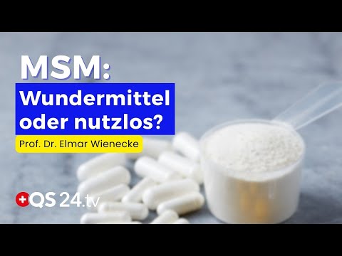 MSM: What's really behind the "miracle cure"? | Prof. Dr. Elmar Wienecke | QS24 Panel