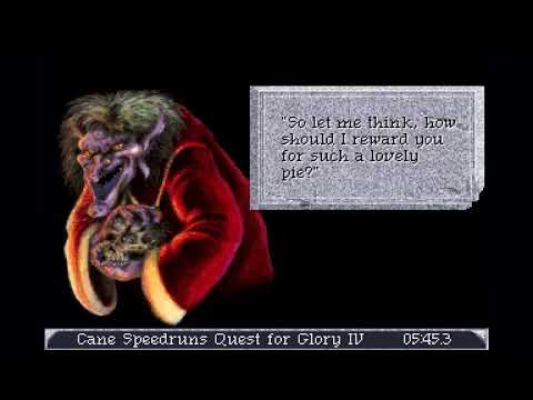 Quest for Glory IV Any% Thief in 9:06 (World record with commentary)