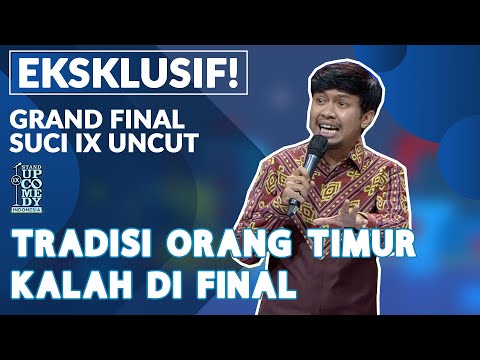 Stand Up Ali Akbar: Tradisi Orang Timur Selalu Juara Dua - GRAND FINAL SUCI IX UNCUT