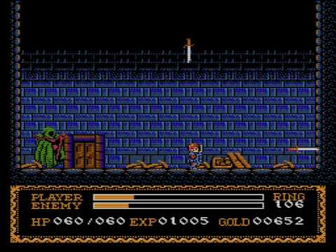 Ys III (NES) Boss 1. Duran (No Damage & Rings)