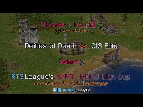 AoMT Hybrid CC, R3 - DoD vs. CISE, Game 3 - Age of Mythology: The Titans Hybrid Clan Cup