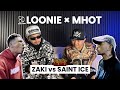 LOONIE MHOT BREAK IT DOWN Rap Battle Review E352 FLIPTOP ZAKI Vs SAINT ICE