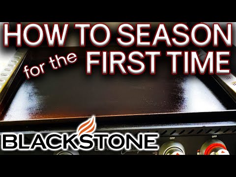 HOW TO SEASON A NEW BLACKSTONE GRIDDLE - STEP BY STEP INSTRUCTIONS - CULINARY 28 AIR FRYER COMBO