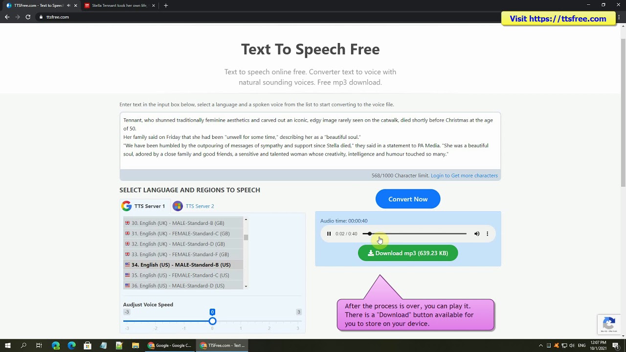 Best Text to Speech Free AI Tools