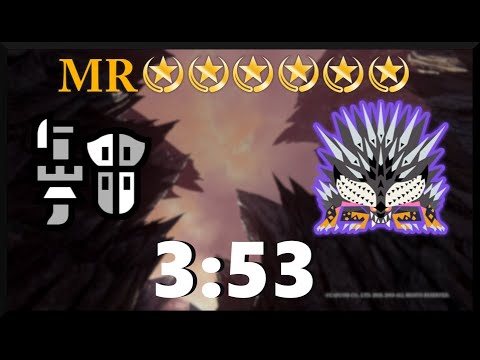 MHW: Iceborne (PC) - MR6★ Tempered Ruiner Nergigante Solo (Gunlance) - 3:53 - (TA Rules)