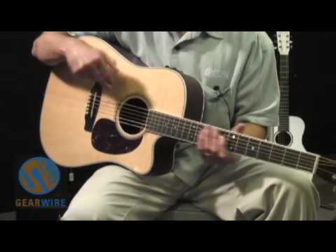 Get A Fine Introduction To Martin Guitar's DC-16RGTE Aura With The Fishman Onboard System.