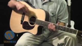 Video thumbnail for Get A Fine Introduction To Martin Guitar's DC-16RGTE Aura With The Fishman Onboard System. by gearwire