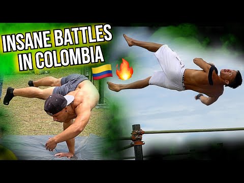 INSANE Freestyle Calisthenics Battles In MEDELLIN - Colombia Street Workout Tournament