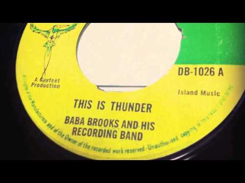 THIS IS THUNDER -  BABA BROOKS & HIS RECORDING BAND