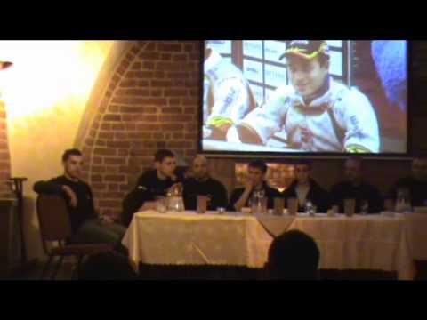 Spotkanie WTS Sparty Wrocław z kibicami w Piwnicy Świdnickiej