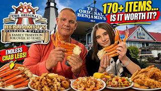 The Original Benjamin’s Calabash Seafood Buffet (170+ Items!) | Myrtle Beach, SC- FULL Buffet Tour