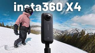 Is the INSTA360 X4 the BEST Camera for ACTION Sports Like Snowboarding?