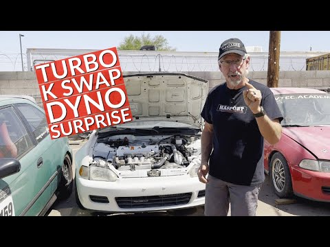 Time to make POWER! Budget EG K23 Turbo Dyno Time