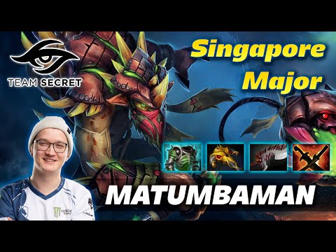 MATUMBAMAN Bristleback - Secret vs OB.Neon - Dota 2 The Singapore Major