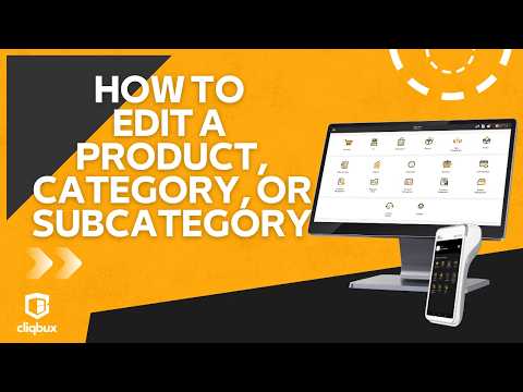 How to edit Sub Category on POS