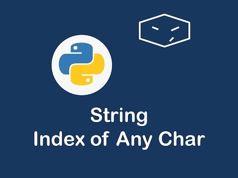 Learn string index of any char in python - Mind Luster