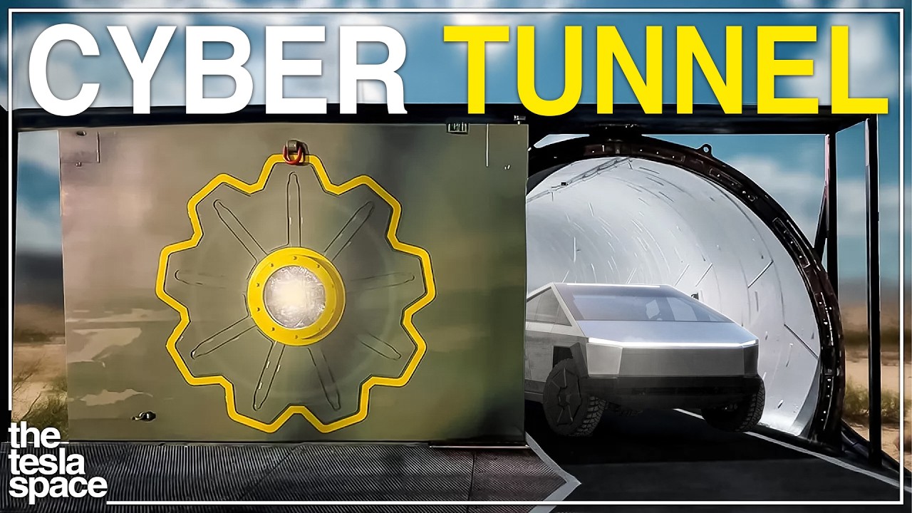 The Tesla Cyber Tunnel is Here!