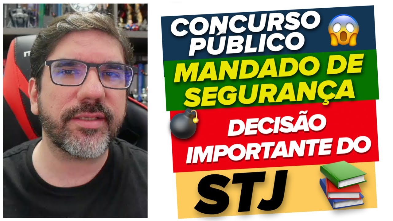 🔴😱 STJ: ÚLTIMA DECISÃO EM MANDADO DE SEGURANÇA E CONCURSO PÚBLICO | PROF UBIRAJARA CASADO 🔴