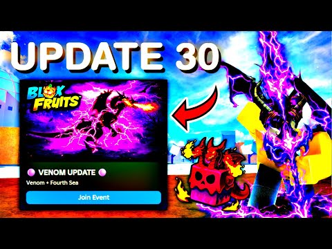 FINALLY! Blox Fruits Update 30 Venom Rework RELEASE DATE + LEAKS...